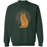 Zen Cat - Longhair Orange Sweatshirt