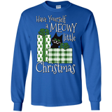 Meowy Little Christmas LS Ultra Cotton T-Shirt
