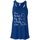 Purrfect Day Flowy Racerback Tank