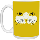 Cat Face White Mugs