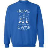 Home is Where the Cats Are Sweatshirt