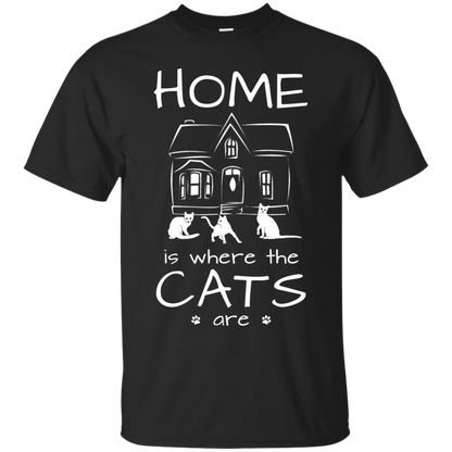 Home is Where the Cats Are Ultra Cotton T-Shirt