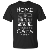 Home is Where the Cats Are Ultra Cotton T-Shirt
