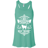 My Favorite People Say Meow Flowy Racerback Tank