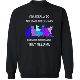 THEY NEED ME 2 blues Sweatshirt