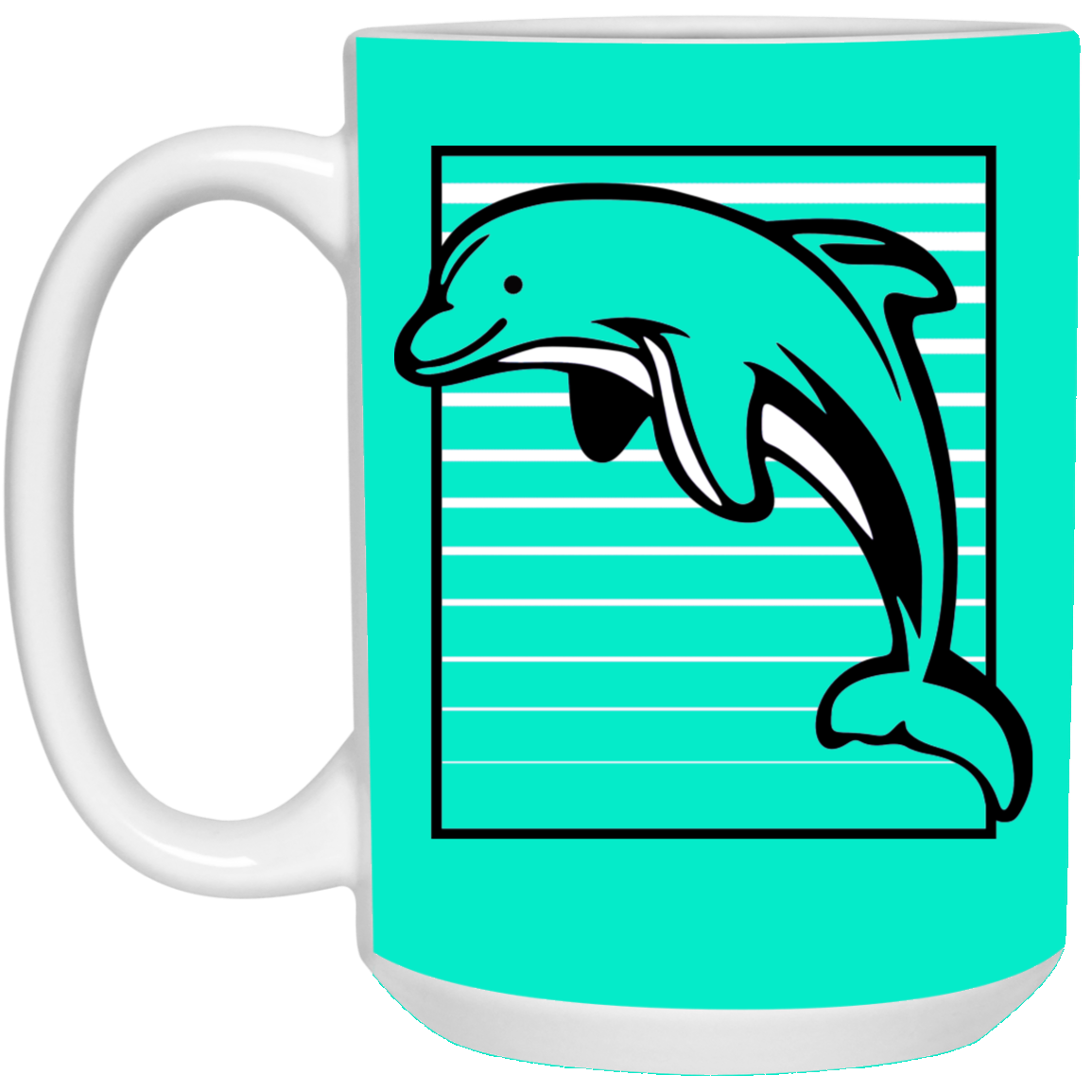 Dolphin Stripes - Mugs