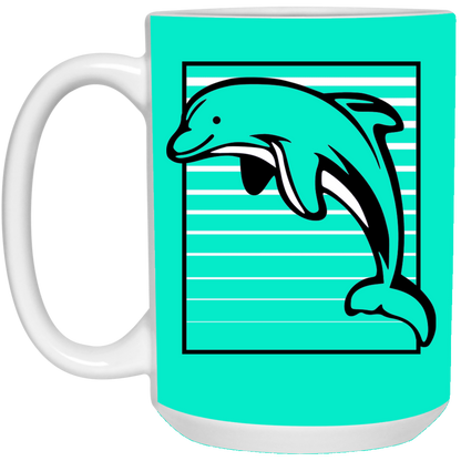 Dolphin Stripes - Mugs