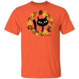 Victor in Fall Wreath Cotton T-Shirt