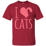 I Heart Cats Ultra Cotton T-Shirt