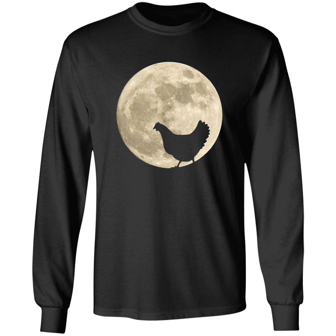 Chicken Moon 2 Long Sleeve T-Shirt