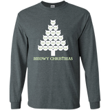 Meowy White Christmas LS Ultra Cotton T-Shirt