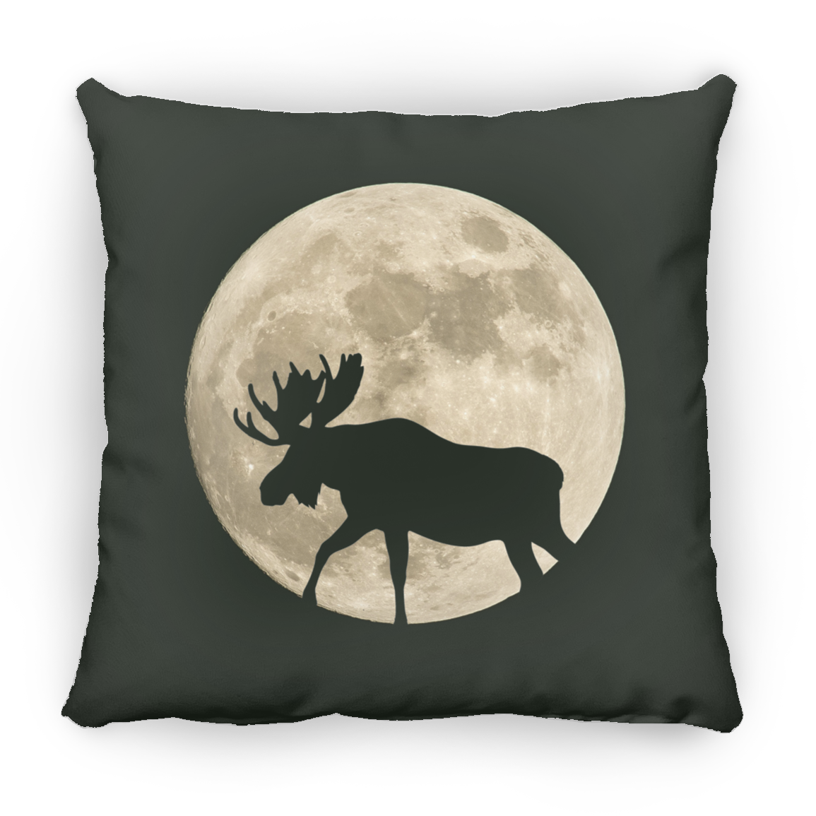 Moose Moon - Throw Pillows