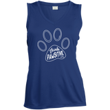 Think Pawsitive Ladies' Sleeveless Moisture Absorbing V-Neck