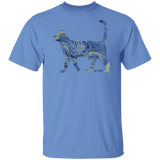 Starry Night Tabby Cotton T-Shirt