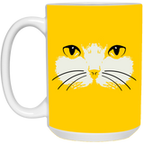 Cat Face White Mugs