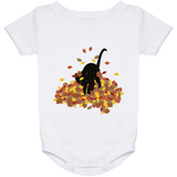 Cat in Leaves Baby Onesies