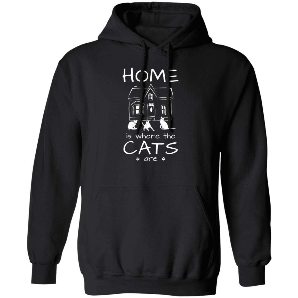 Home is Where the Cats Are Hoodie