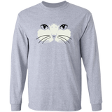 Cat Face Long Sleeve T-Shirt