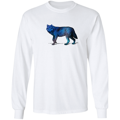 Blue Wolf Shirts - T-Shirt, Long Sleeve Tee, Sweatshirt, Hoodie