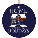 Home for the Holidays Ceramic Ornaments in 4 Shapes