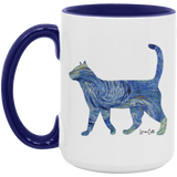 Starry Night Cat Mugs