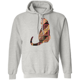 Log Cabin Cat Pullover Hoodie