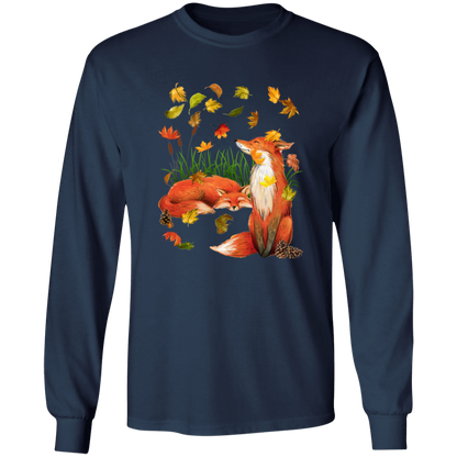 Fall Foxes Long Sleeve T-Shirt