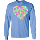 Heartful of Cats LS Ultra Cotton T-Shirt