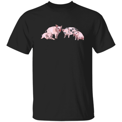 Four Pigs adjusted T-Shirt