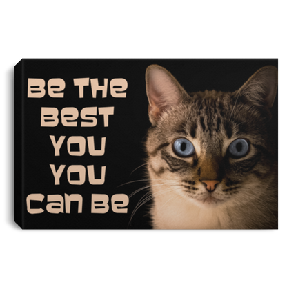 Lynx Point BE THE BEST YOU - Canvas Wall Art