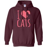 I Heart Cats Pullover Hoodie