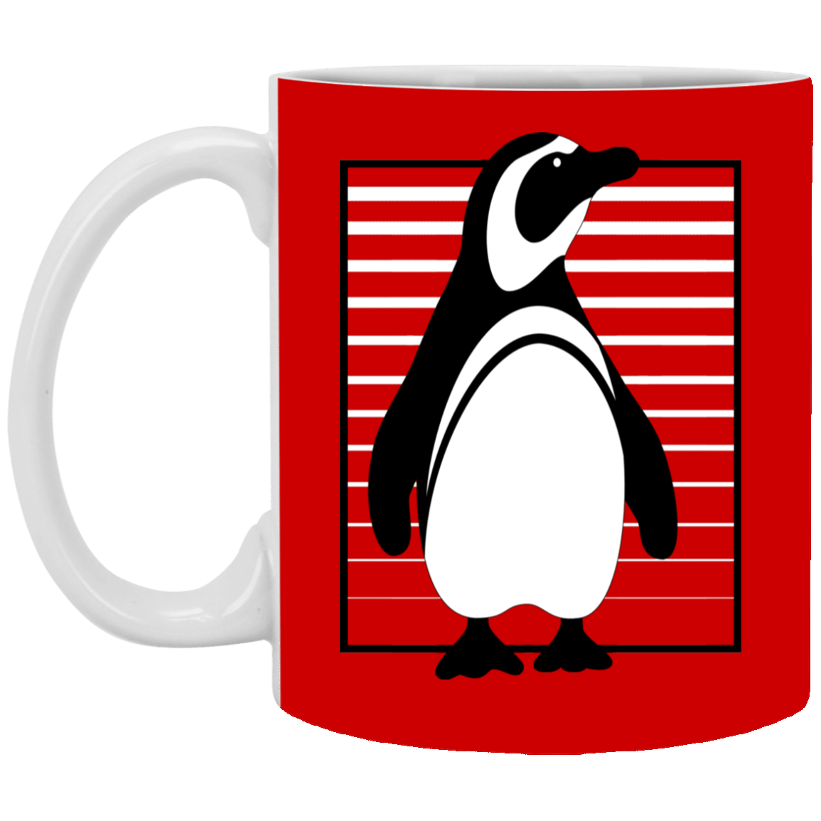 Penguin Stripes Mugs