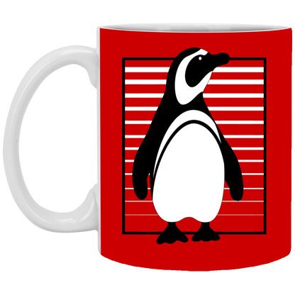 Penguin Stripes Mugs