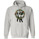 Victor in Christmas Wreath Pullover Hoodie