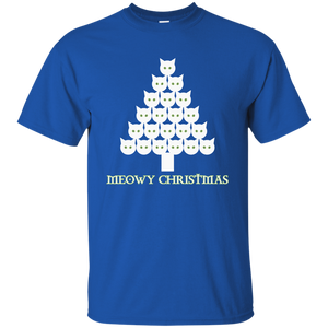 Meowy White Christmas Ultra Cotton T-Shirt
