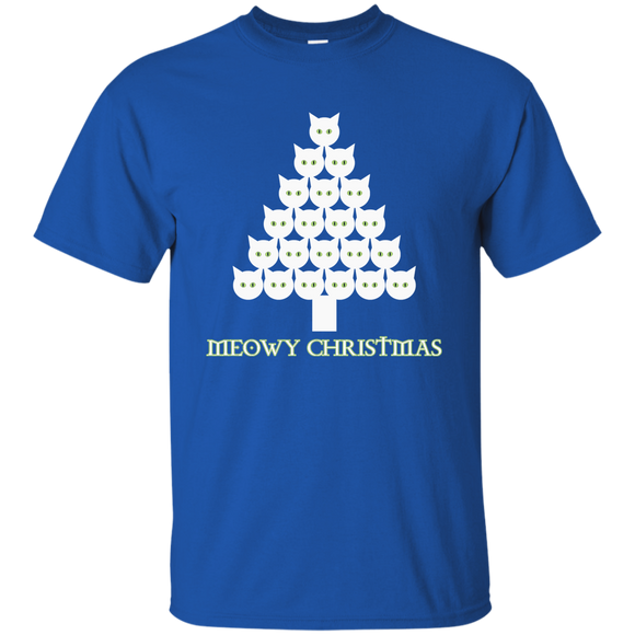 Meowy White Christmas Ultra Cotton T-Shirt