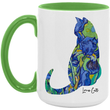 Iris Cat Mugs