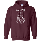 Home is Where the Cats Are Pullover Hoodie