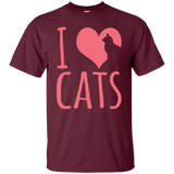 I Heart Cats Ultra Cotton T-Shirt