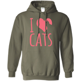I Heart Cats Pullover Hoodie