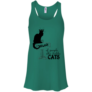 Beware Flowy Racerback Tank