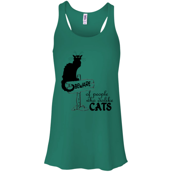 Beware Flowy Racerback Tank