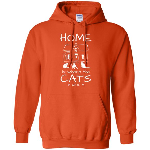 Home is Where the Cats Are Pullover Hoodie