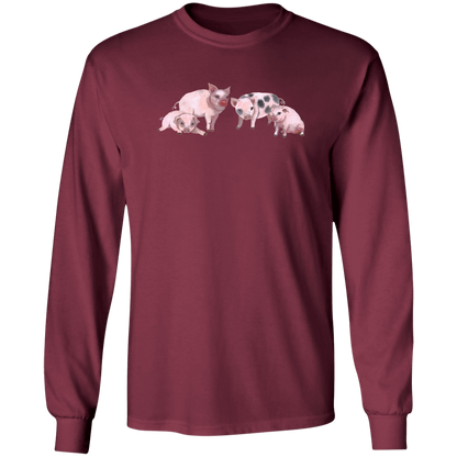 Four Pigs adjusted Long Sleeve T-Shirt