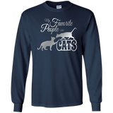 My Favorite People are Cats LS Ultra Cotton T-Shirt