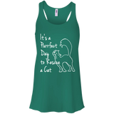 Purrfect Day Flowy Racerback Tank