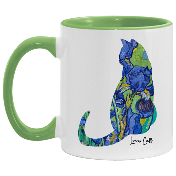 Iris Cat Mugs