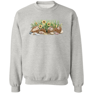 Hedgehogs and Sunflowers Sweatshirt