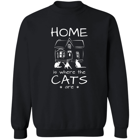 Home is Where the Cats Are Sweatshirt