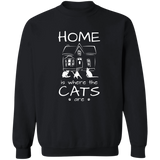 Home is Where the Cats Are Sweatshirt